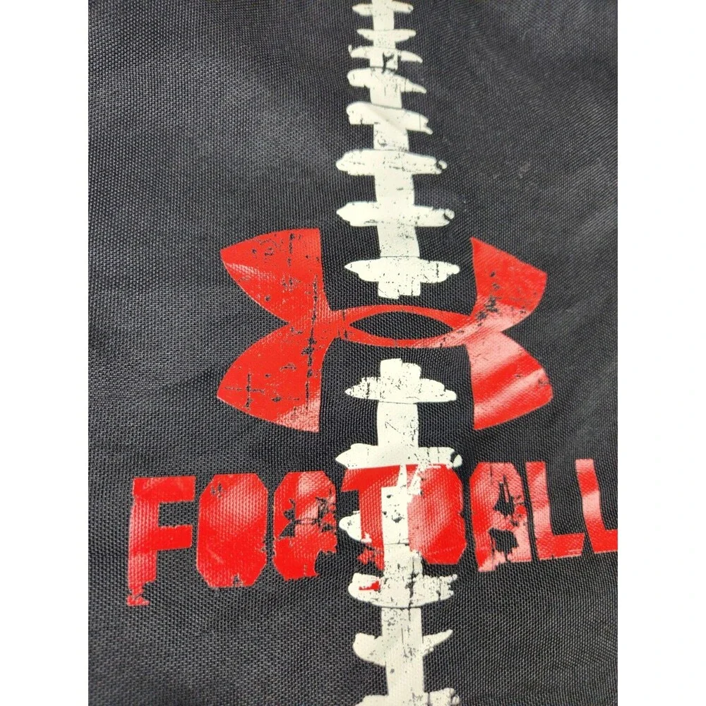 Under Armour Canvas Drawstring Backpack Bag Football Black‎ Practice Equipment